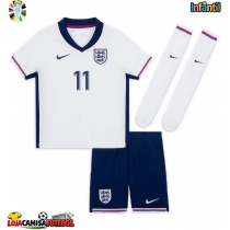 Camisa de Futebol Inglaterra Phil Foden #11 Equipamento Principal Infantil Europeu 2024 Manga Curta (+ Calças curtas)